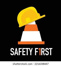 Safety First Icon Vector Illustration Stock Vector (Royalty Free ...