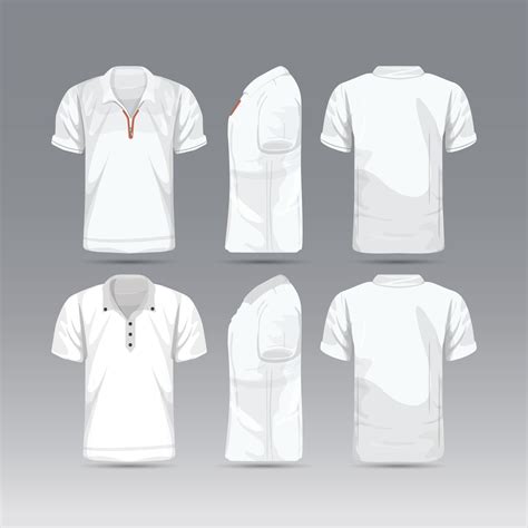 Classic Mens Polo Shirt Template 2860005 Vector Art at Vecteezy