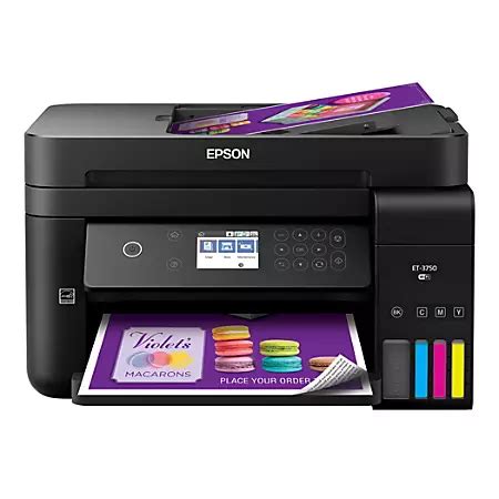 Epson WorkForce ET 3750 EcoTank Wireless Color Inkjet All In One ...