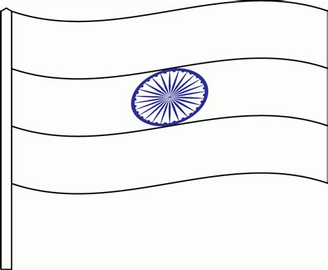 Wonderful Blank Indian Flag | Flag coloring pages, India flag, Indian flag