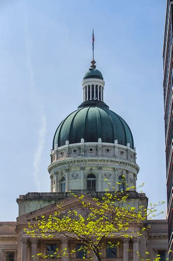 Indiana State Capitol Building Dome Stock Photo - Download Image Now ...