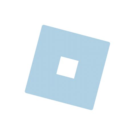 Roblox light blue logo transparent PNG - StickPNG