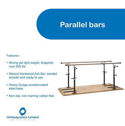 Parallel bars - Orthodynamic Ltd, Nairobi KENYA