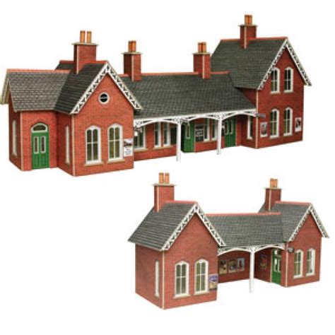 METCALFE ready cut card kits OO Gauge 1:76th. Scale RAILWAY BUILDINGS | eBay