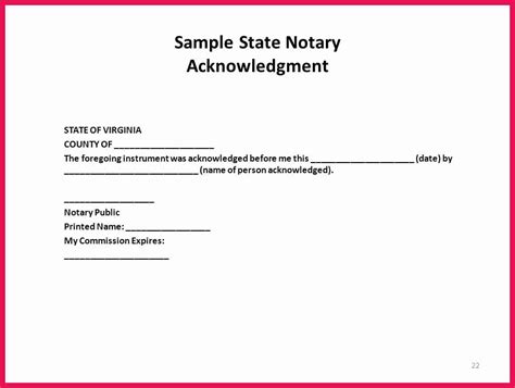 Notary Signature Blocks