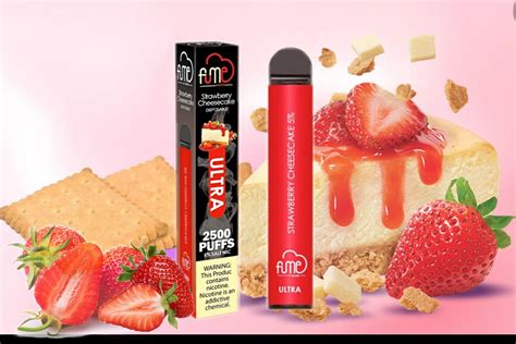 FUME ULTRA VAPE - STRAWBERRY CHEESECAKE FLAVOR - JULY 2021 | Juice flavors, Strawberry ...