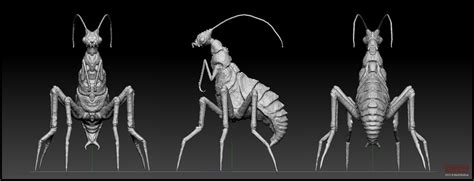 Mark Molnar - Sketchblog of Concept Art and Illustration Works: Alien Bug - Concept Sculpt WIP