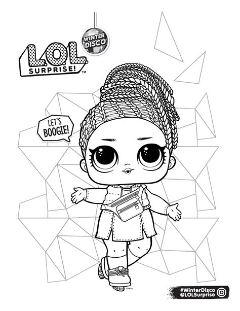 LOL Surprise Winter Disco coloring pages - YouLoveIt.com