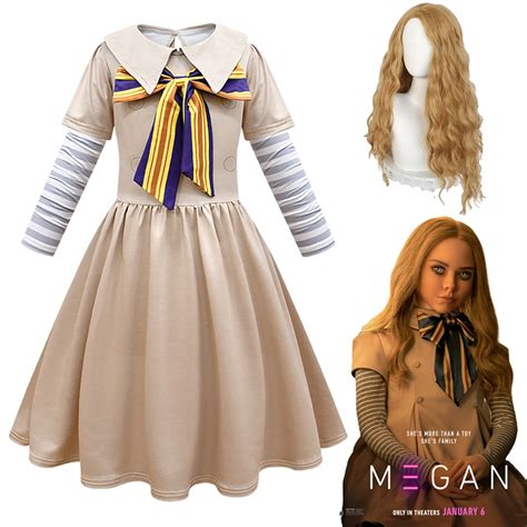 M3GAN-Cosplay-Costume-Megan-Dress-AI-Doll-Robots-Dress-Top-Bag-Wig ...