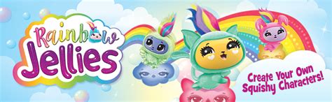 Amazon.com: Rainbow Jellies 2-Pack, Make Your Own Squishy Characters ...