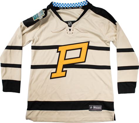 PITTSBURGH PENGUINS WINTER CLASSIC 2023 LADIES REPLICA BLANK JERSEY