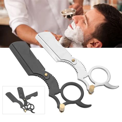 Professional Barber Razor Shaving Stainless Steel Blade Head Shaving ...