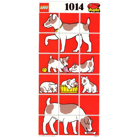 LEGO Duplo Mosaic Puzzle Card Dog | Brick Owl - LEGO Marketplace