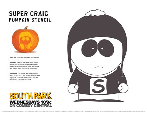 South Park Halloween Pumpkin Stencils! - Blog | South Park Studios