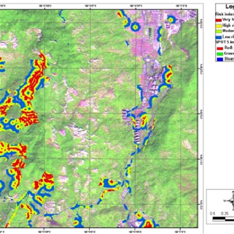 Landslide risk map for the study area. (c) Landslide risk map for the... | Download Scientific ...