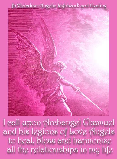 I call upon Archangel Chamuel and his legions of Love Angels to heal ...