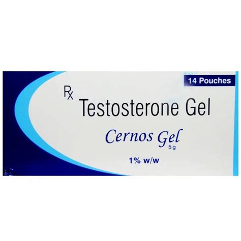 Testosterone (1% w/w) GEL, Packaging Size: 1x1 at Rs 120/pack in Nagpur ...