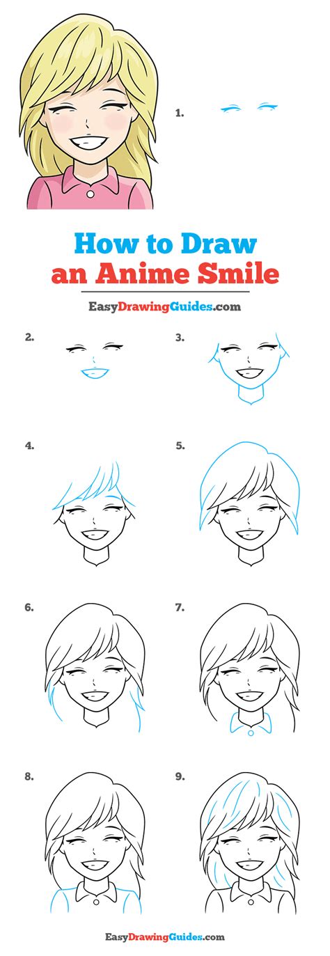 How to Draw an Anime Smile - Really Easy Drawing Tutorial