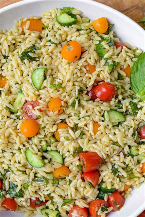 Summer Orzo Salad | Good in the Simple