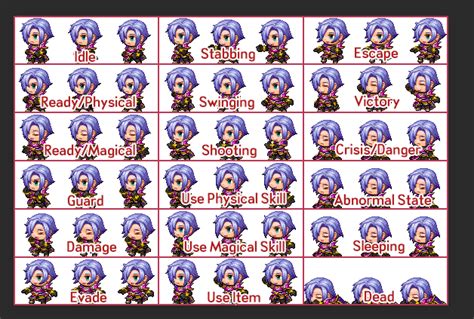 Rpg maker mv custon sprite sheets - gasmsos