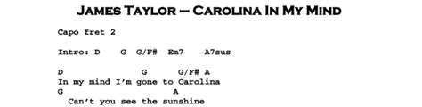 James Taylor - Carolina In My Mind | Guitar Lesson, Tab & Chords | JGB