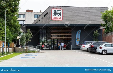 Kortrijk, West Flanders Region - Belgium - Parking Lot and Entrance of ...