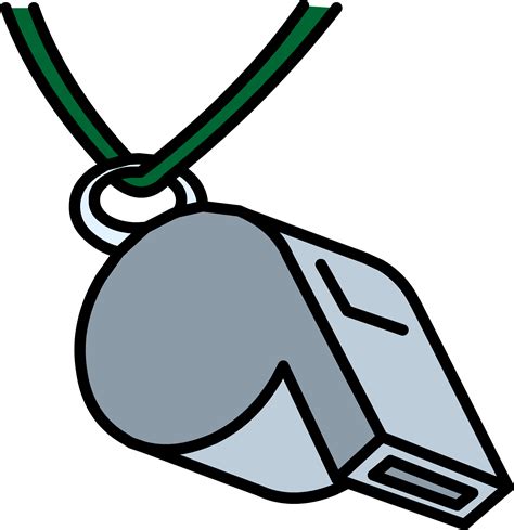 Transparent Referee Whistle Clipart - Whistle Clipart Png - Full Size Clipart (#5527864 ...