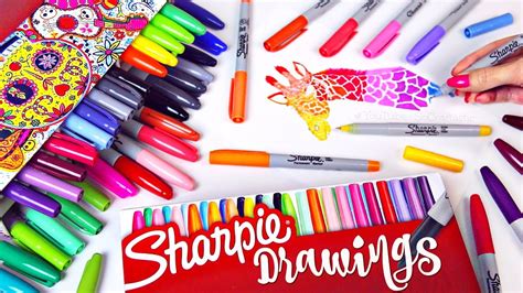 Drawing with SHARPIE the ULTIMATE COLLECTION : Marker Art - YouTube