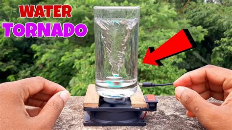 DIY Water Vortex Machine At Home || Water Tornado Machine - How To Make - YouTube