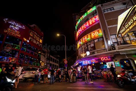 Nightlife of the City of Saigon in Vietnam Editorial Image - Image of ...