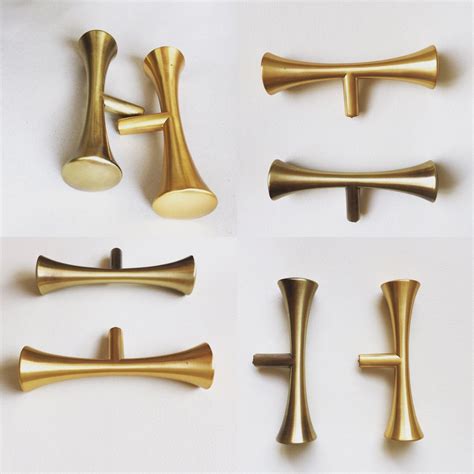 Mid-Century Cabinet Knob - Brass Drawer Pull - Cabinet Pull | Mid-century modern and Mid century