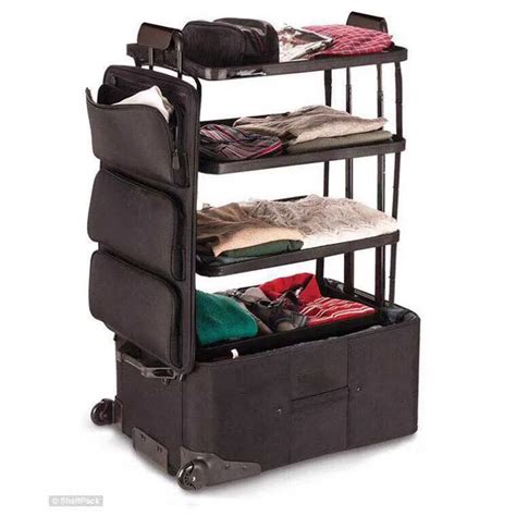 LeTrend large capacity Rolling Luggage Spinner Multifunction unique ...