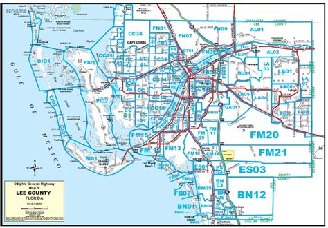 Map Of Lee County Florida - Printable Maps