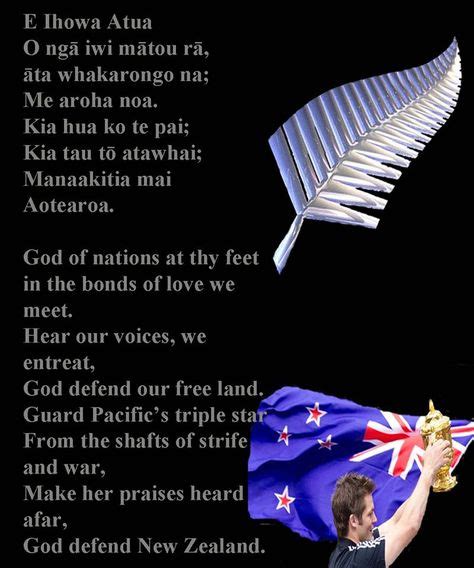 New Zealand anthem | All blacks, Lest we forget, New zealand