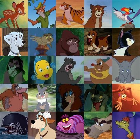 Disney Animal Characters From Movies