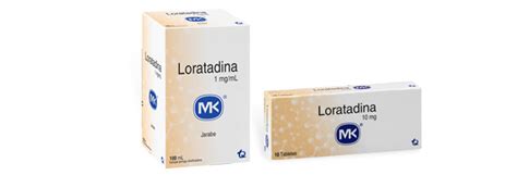 Loratadina MK® - Vademécum de Medicamentos MK