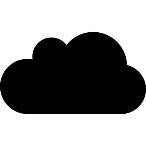 Cloud silhouette Icons | Free Download