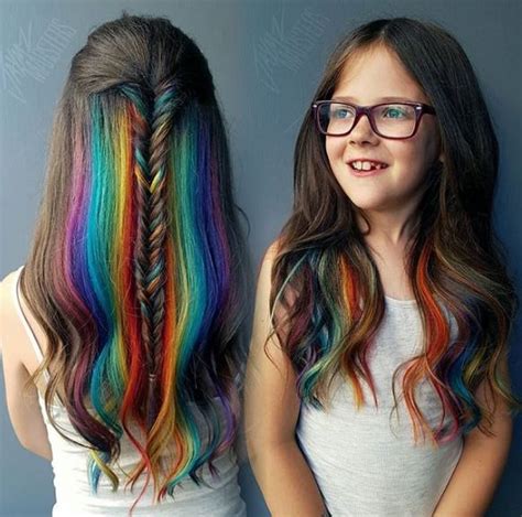 ‘Hidden Rainbow’ Hair Lets Shy Girls Conceal Their Inner Unicorn. - http://www.lifebuzz.com ...