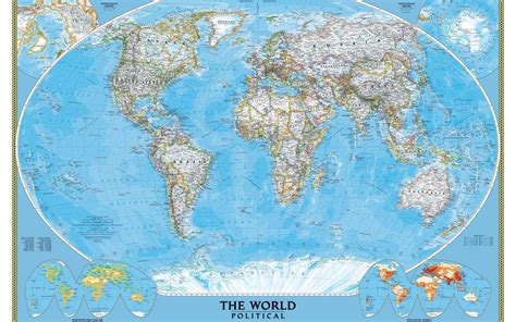 Map Of The World Poster Printable - Map of world