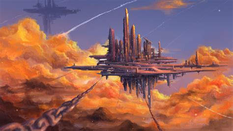 Sky city by vV-ave on DeviantArt