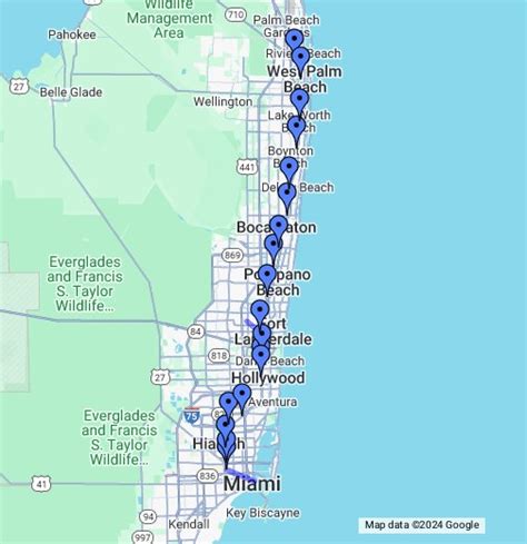 Miami Tri Rail Map