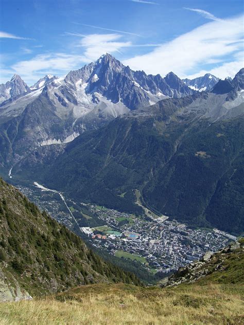 Chamonix seen from the Brévent (Tour du Mont Blanc, France Alps) Travel ...