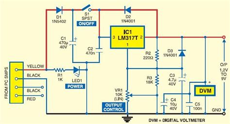 Pc Power Supply Unit Circuit Diagram