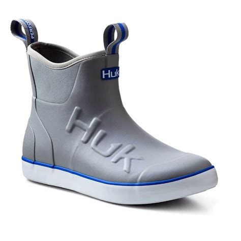 Huk Men's Rogue Wave Pull On Fishing Boots - Grey - Size 9 | Sportsman's Warehouse