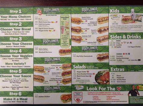 Subway Menu, Menu for Subway, Jordan, Twin Cities - Urbanspoon/Zomato