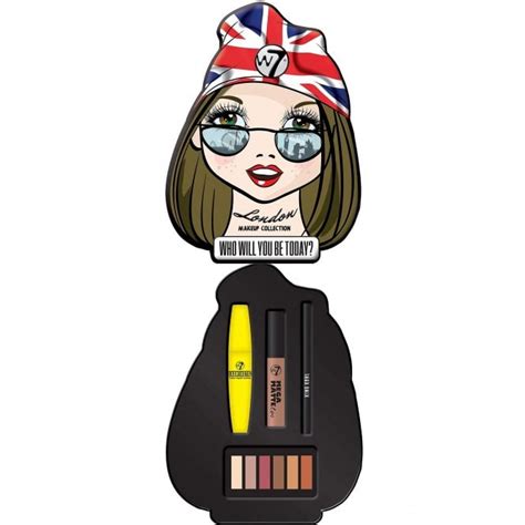 W7 Cosmetics London Girl Collection Gift Set Mascara, Eyeliner, Lipstick, Eyeshadows - Make-up ...