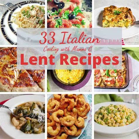 33 Italian Lent Recipes - Cooking with Mamma C