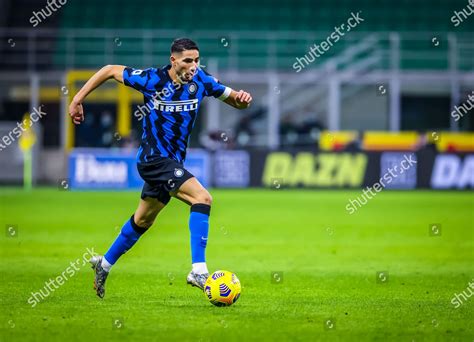 Achraf Hakimi Inter Milan Action During Editorial Stock Photo - Stock ...