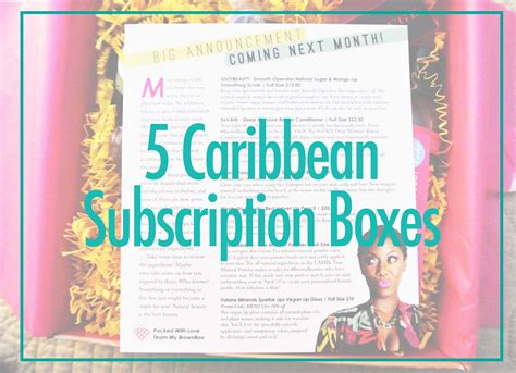 5 Caribbean Subscription Boxes - Style & Vibes