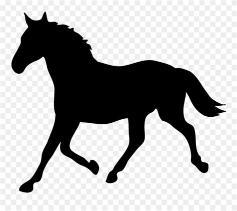 Tennessee Walking Horse Silhouette Equestrian Horse - Simple Horse Silhouette Clipart (#467939 ...